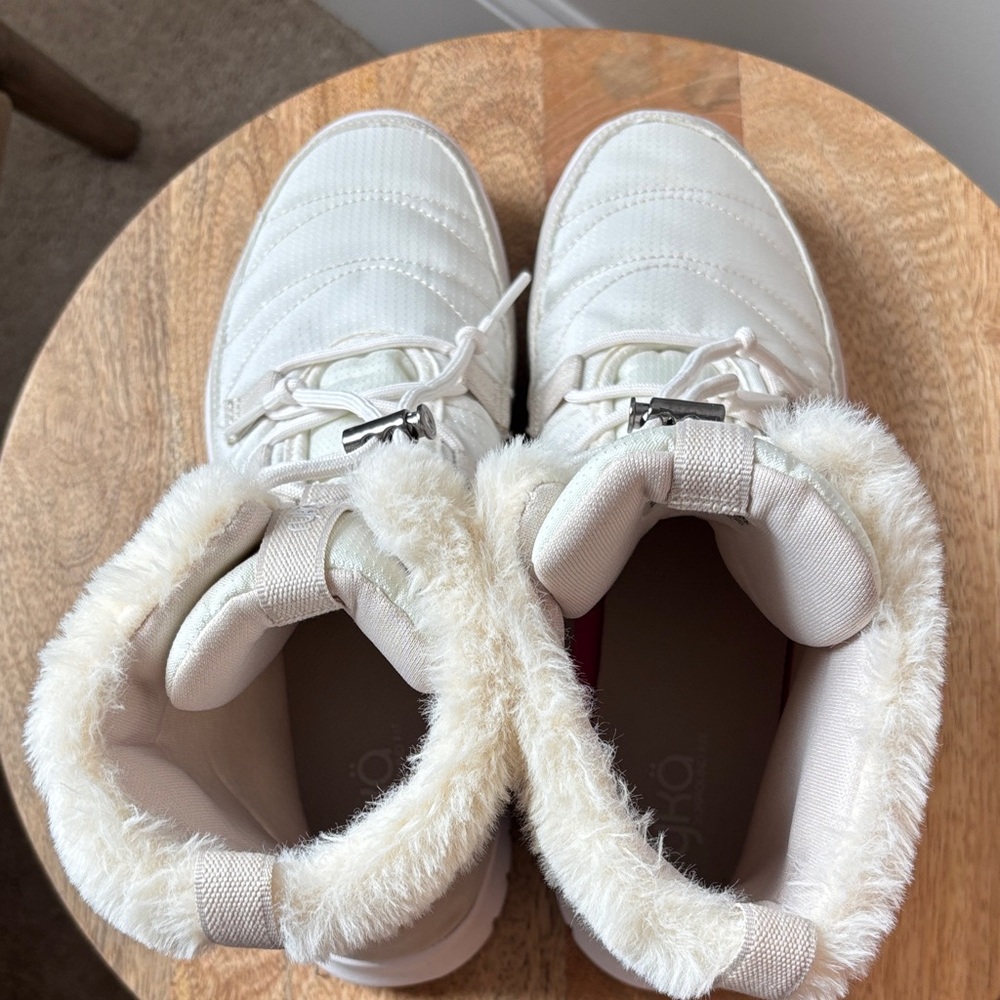 Ryka White Womens Sneaker Boots